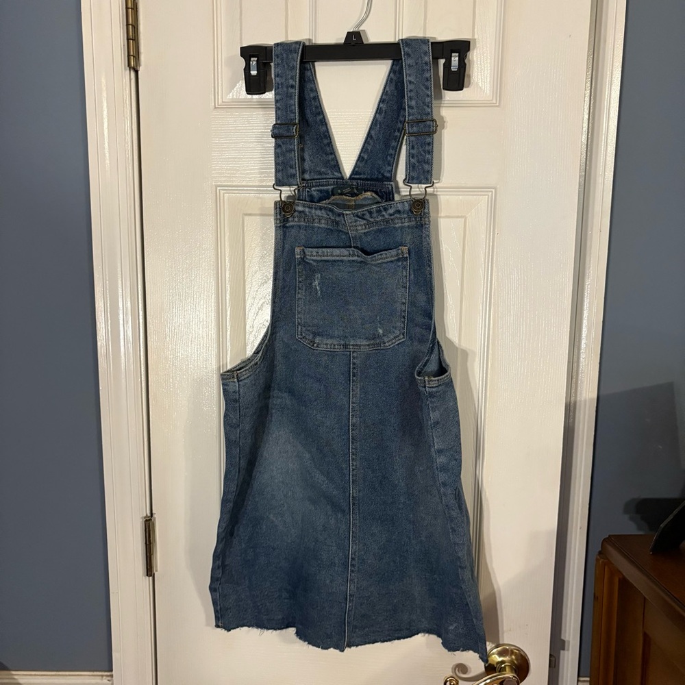 Wild Fable Blue Denim Overall Dress